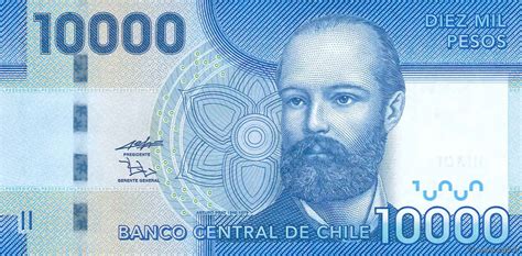 billete 10000 pesos chilenos falso